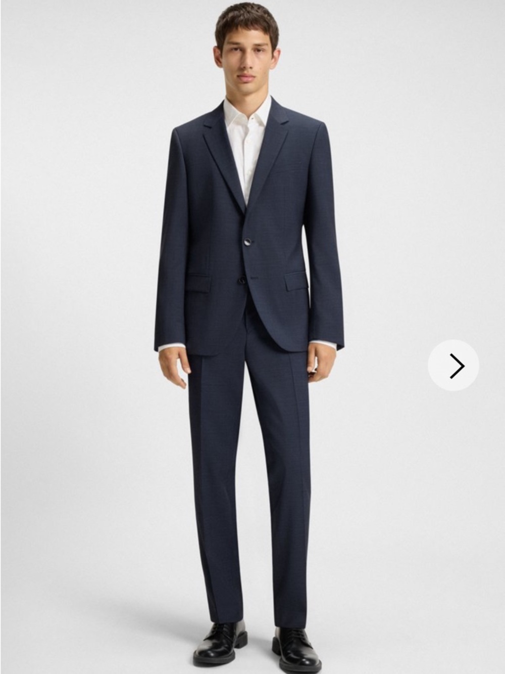 Hugo Boss Midnight Blue Two-Piece Suit 100% Wool